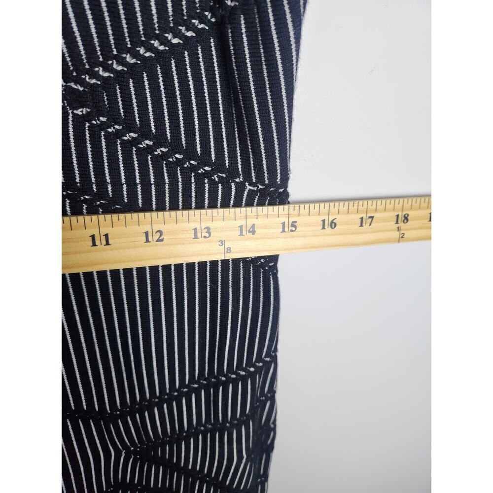 Josie Natori fitted bodycon Sheath dress sz M stretch sheer sexy date Night - Picture 6 of 7